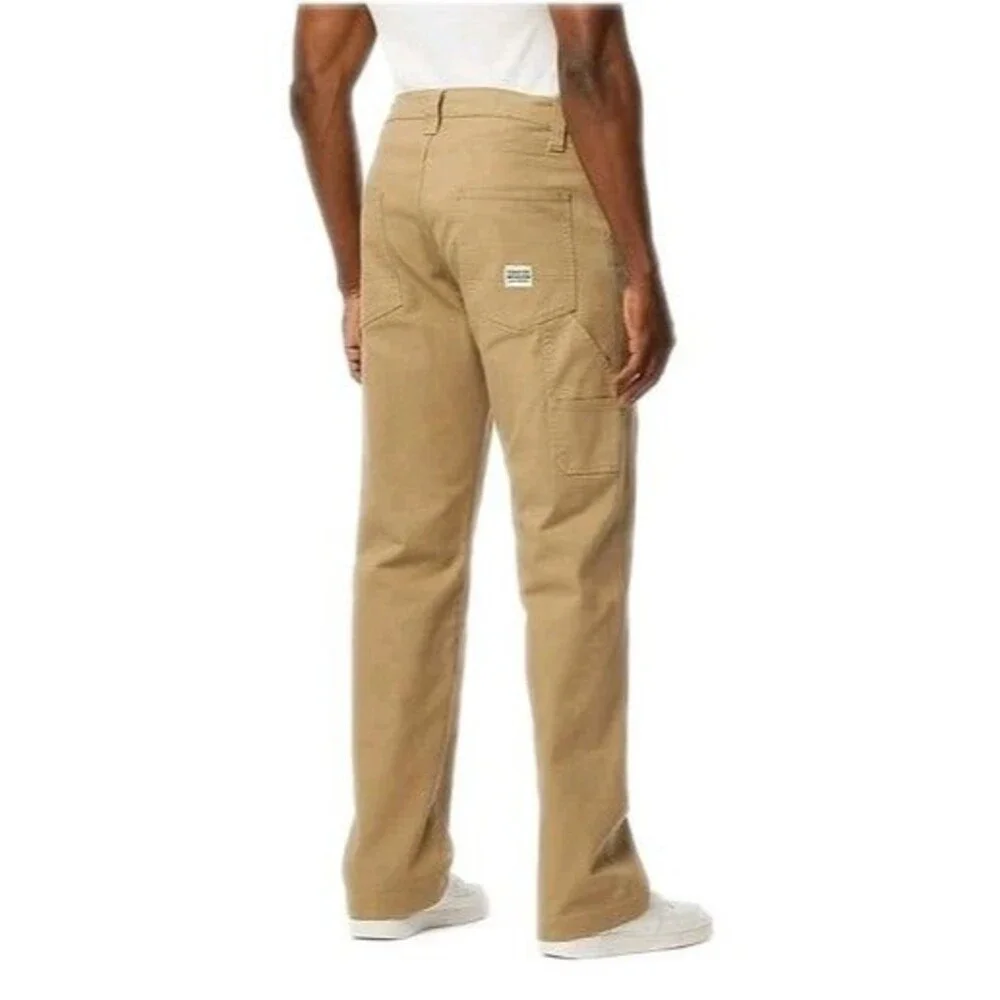 Levi Strauss Signature 44x30 Men's Cotton Carpenter Jeans American Khaki Relaxed
